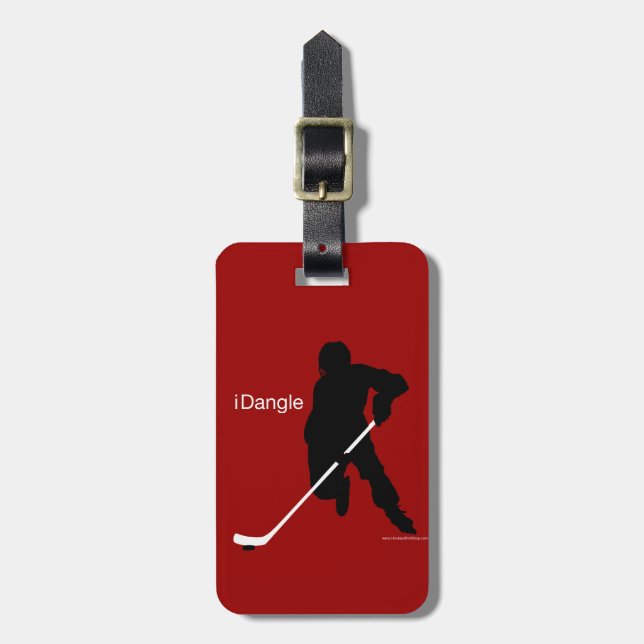 iDangle (Hockey) Luggage Tag (Front Vertical)