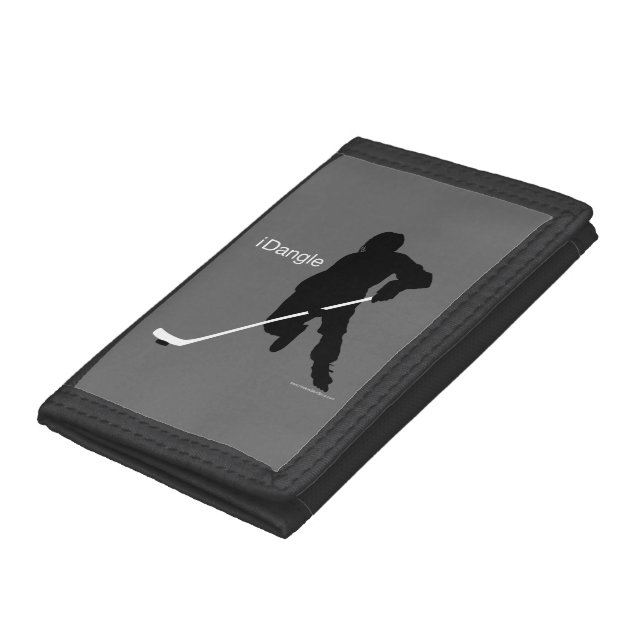 iDangle (Hockey) Tri-fold Wallet (Bottom)