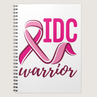IDC Warrior Breast Cancer Awareness Notebook
