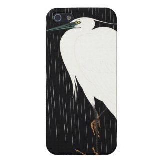 Ide Gakusui White Heron in Rain ukiyo-e japanese iPhone 5C Case