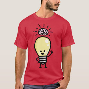 Idea creative genius light bulb brains creativity T-Shirt