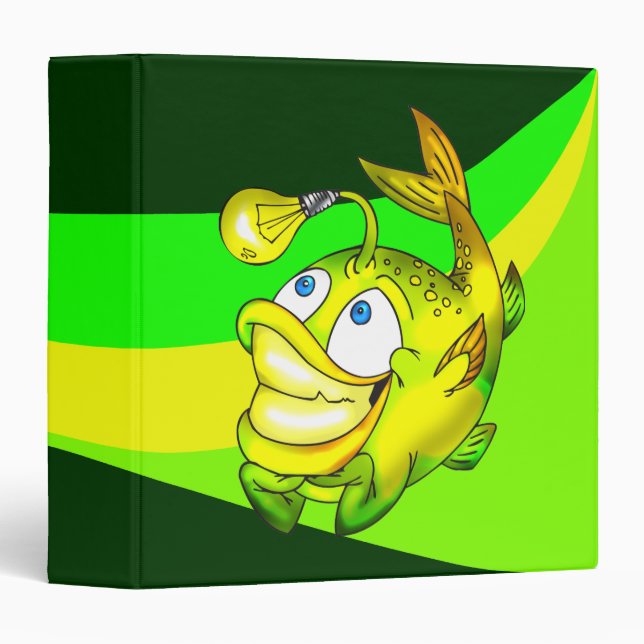 Idea Fish 3 Ring Binder (Front/Spine)