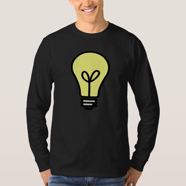 Idea Light Bulb T-Shirt (Front)