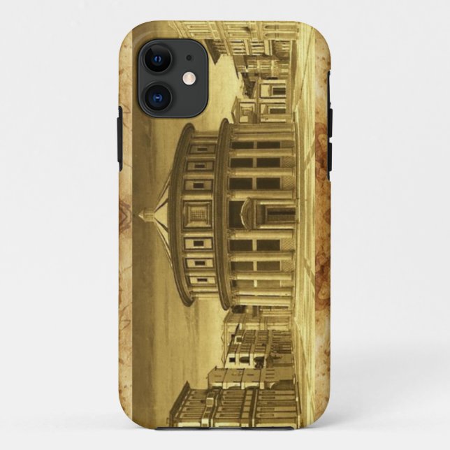 IDEAL CITY.Antique Parchment Case-Mate iPhone Case (Back)