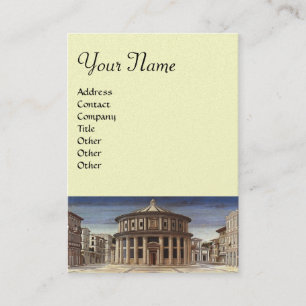 IDEAL CITY Architectural Cream Pearl Metallic Business Card