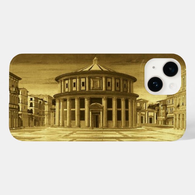 IDEAL CITY Renaissance Architect ,Gold Yellow Case-Mate iPhone Case (Back (Horizontal))