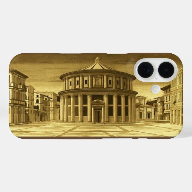 IDEAL CITY Renaissance Architect ,Gold Yellow Case-Mate iPhone Case (Back (Horizontal))