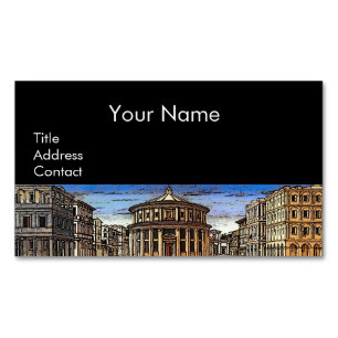 IDEAL CITY,Renaissance Architecture Business Card Magnet