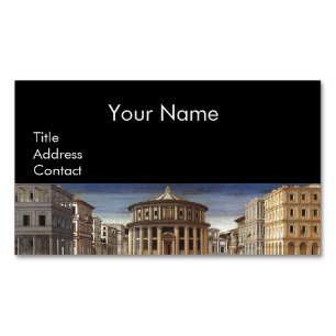 IDEAL CITY,Renaissance Architecture Magnetic Business Card