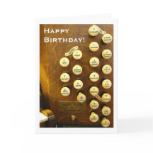 Ideal organ birthday card