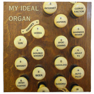 Ideal organ dinner napkin