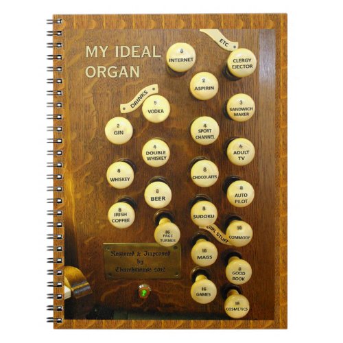 Ideal organ notebook
