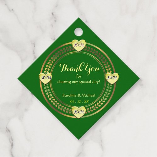 Ideal Wedding Party Events Favor Tags