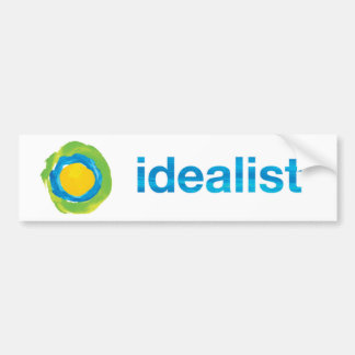 Idealist Bumper Sticker