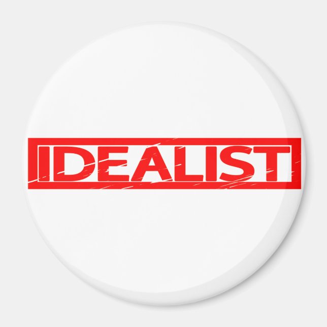 Idealist Stamp Magnet (Front)