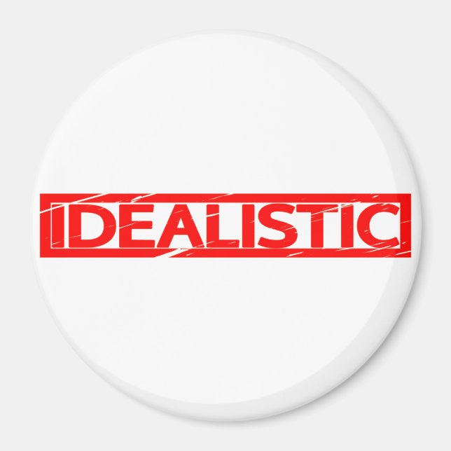 Idealistic Stamp Magnet (Front)