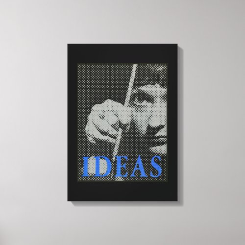 Ideas _ 1981 promo graphic canvas print