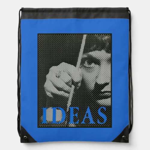 Ideas _ 1981 promo graphic drawstring bag