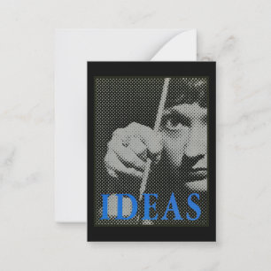 Ideas - 1981 promo graphic note card