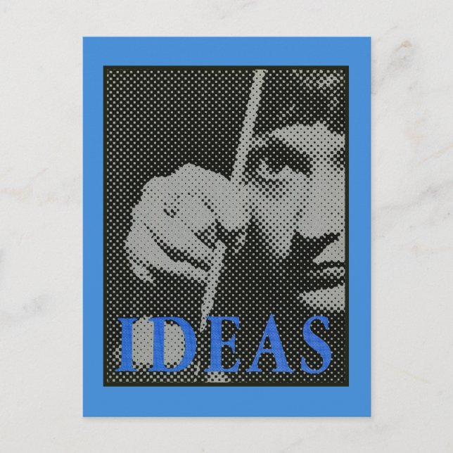 Ideas - 1981 promo graphic postcard (Front)