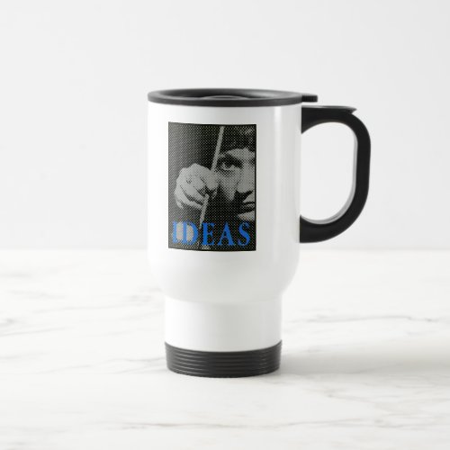 Ideas _ 1981 promo graphic travel mug