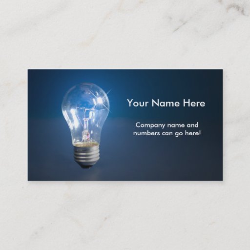 Customizable Ideas Business Card