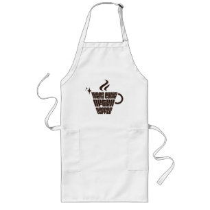 Ideas Come After Coffee – Trendy Vertical Long Apron