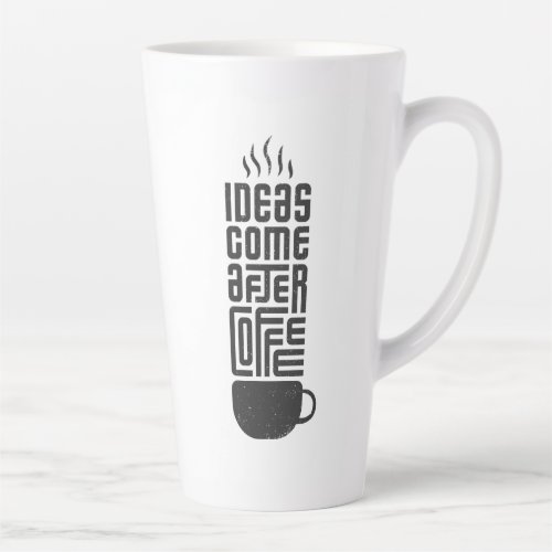 Ideas come together coffee latte mug