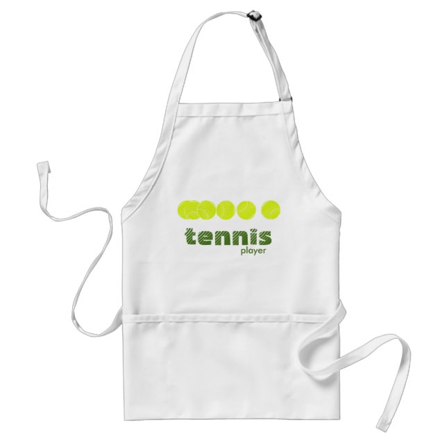 ideas for a tennis player adult apron (Front)