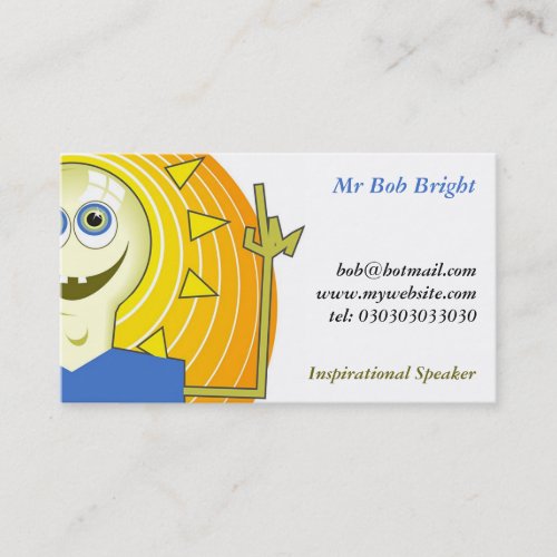 Ideas Man, Mr Bob Bright Business Card