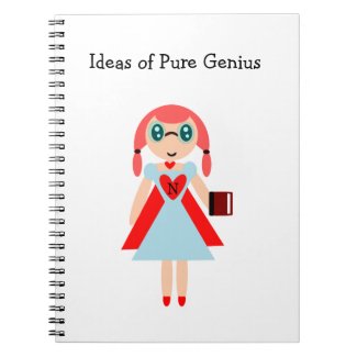 Ideas of Pure Genius super nerd notebook