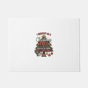 Identify As Christmas Tree Crown Balls Doormat