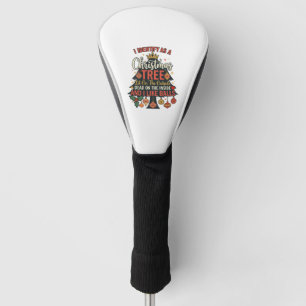 Identify As Christmas Tree Crown Balls Golf Head Cover