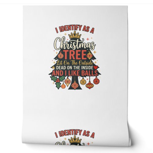 Identify As Christmas Tree Crown Balls Wallpaper