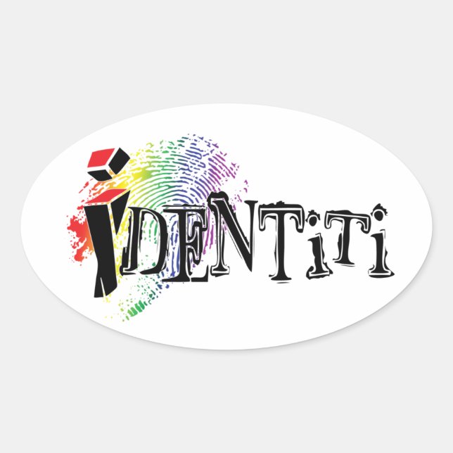 Identiti Oval Sticker (Front)