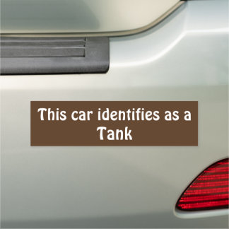 Identity Crisis Tank Car Magnet