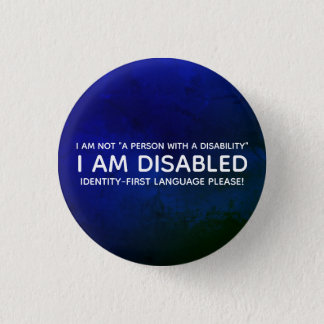 Identity-First Disability Button