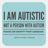 Colorful Autism Different Not Less Fun Stickers