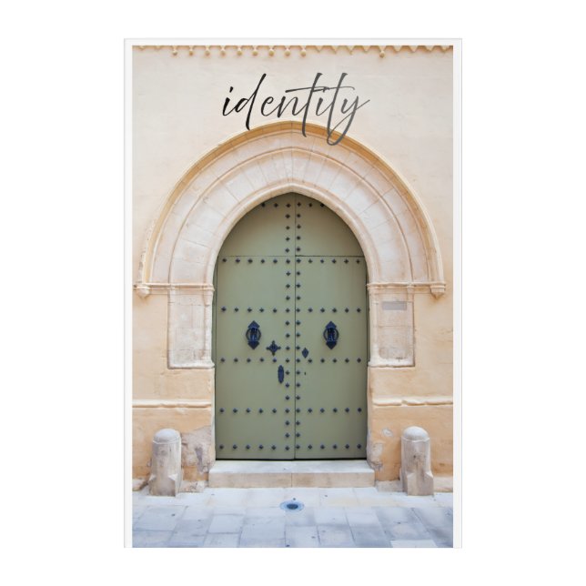 Identity_ Moroccan Door Acrylic Wall Art (Front)