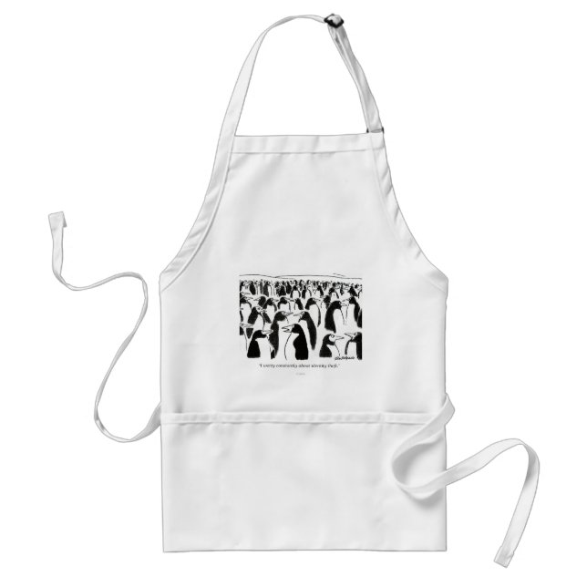 Identity Theft Adult Apron (Front)