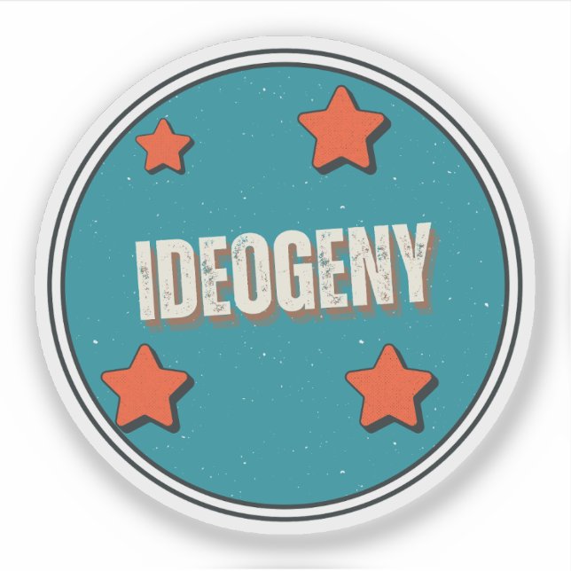 Ideogeny Sticker (Front)