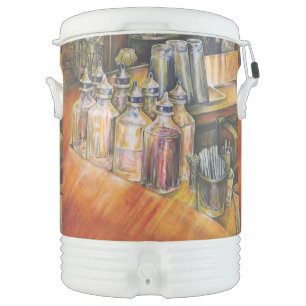 Ideograpgy of Golden Light Beverage Cooler