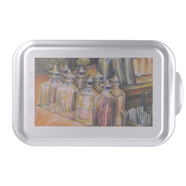 Ideography of Golden Light Cake Pan (Front)