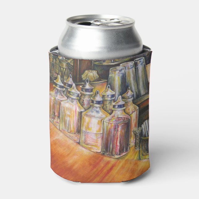 Ideography of Golden Light Can Cooler (Can Front)