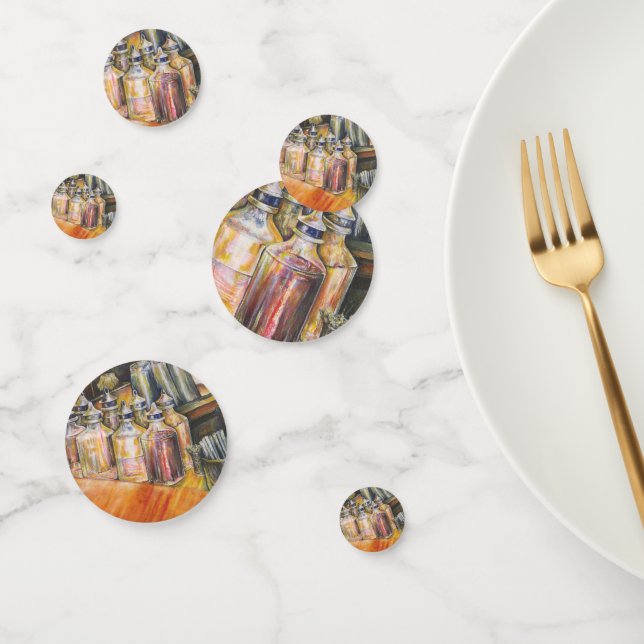 Ideography of Golden Light Confetti (Group)