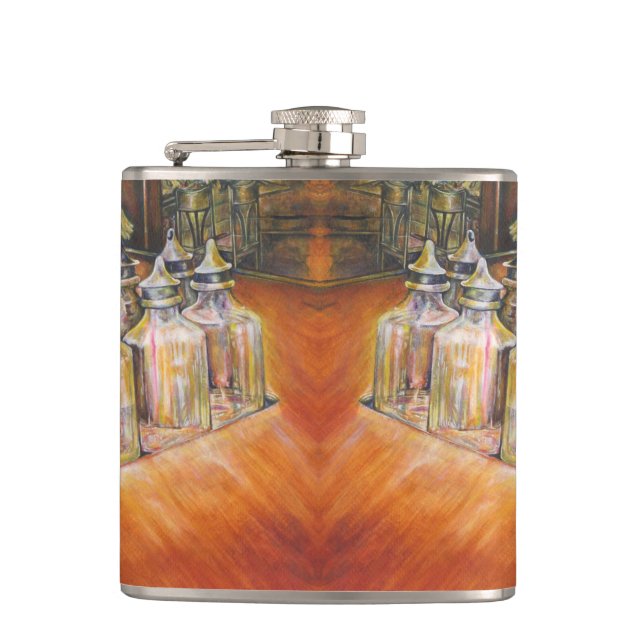 Ideography of Golden Light Flask (Front)