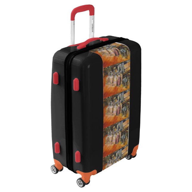 Ideography of Golden Light Luggage (Rotated Left)