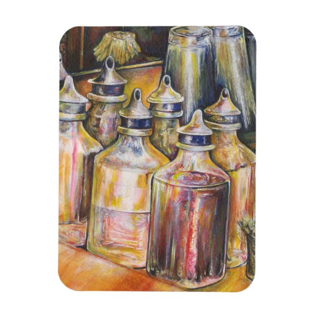 Ideography of Golden Light Magnet (Vertical)