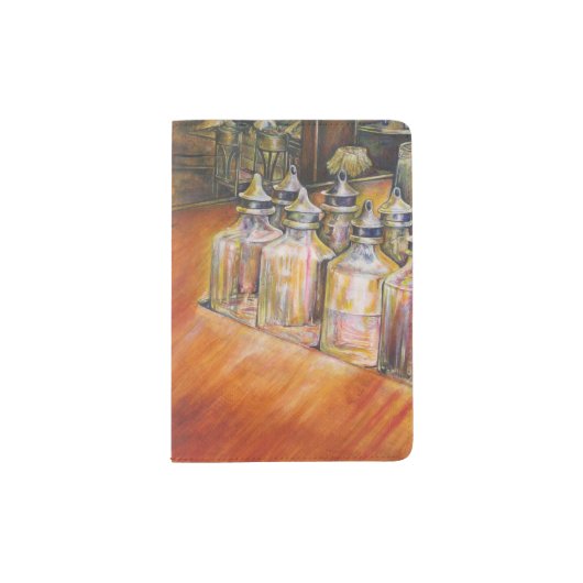 Ideography of Golden Light Passport Holder (Front)