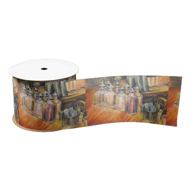Ideography of Golden Light Satin Ribbon (Spool)